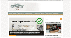 Desktop Screenshot of matratzen-test.biz